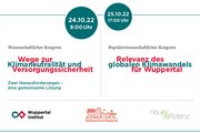 Banner zum Nachhaltigkeitskongress des 200. Jubiläums der Stadtsparkasse Wuppertal