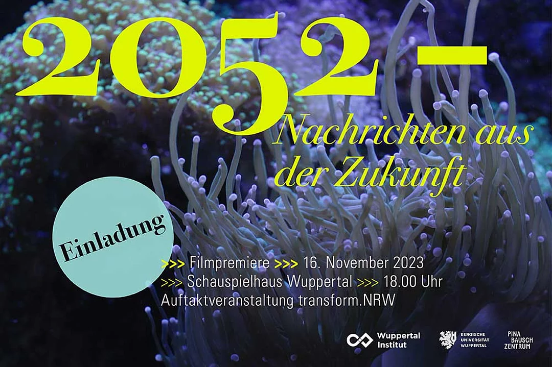 Auftaktveranstaltung transformNRW "2052 - Nachrichten aus der Zukunft"