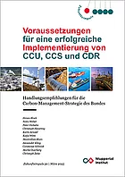 Cover Zukunftsimpuls Nr. 30 - Voraussetzungen für eine erfolgreiche Implementierung von CCU, CCS und CDR