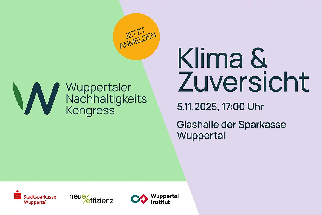 Wuppertaler Nachhaltigkeitskongress " Klima & Zuversicht"