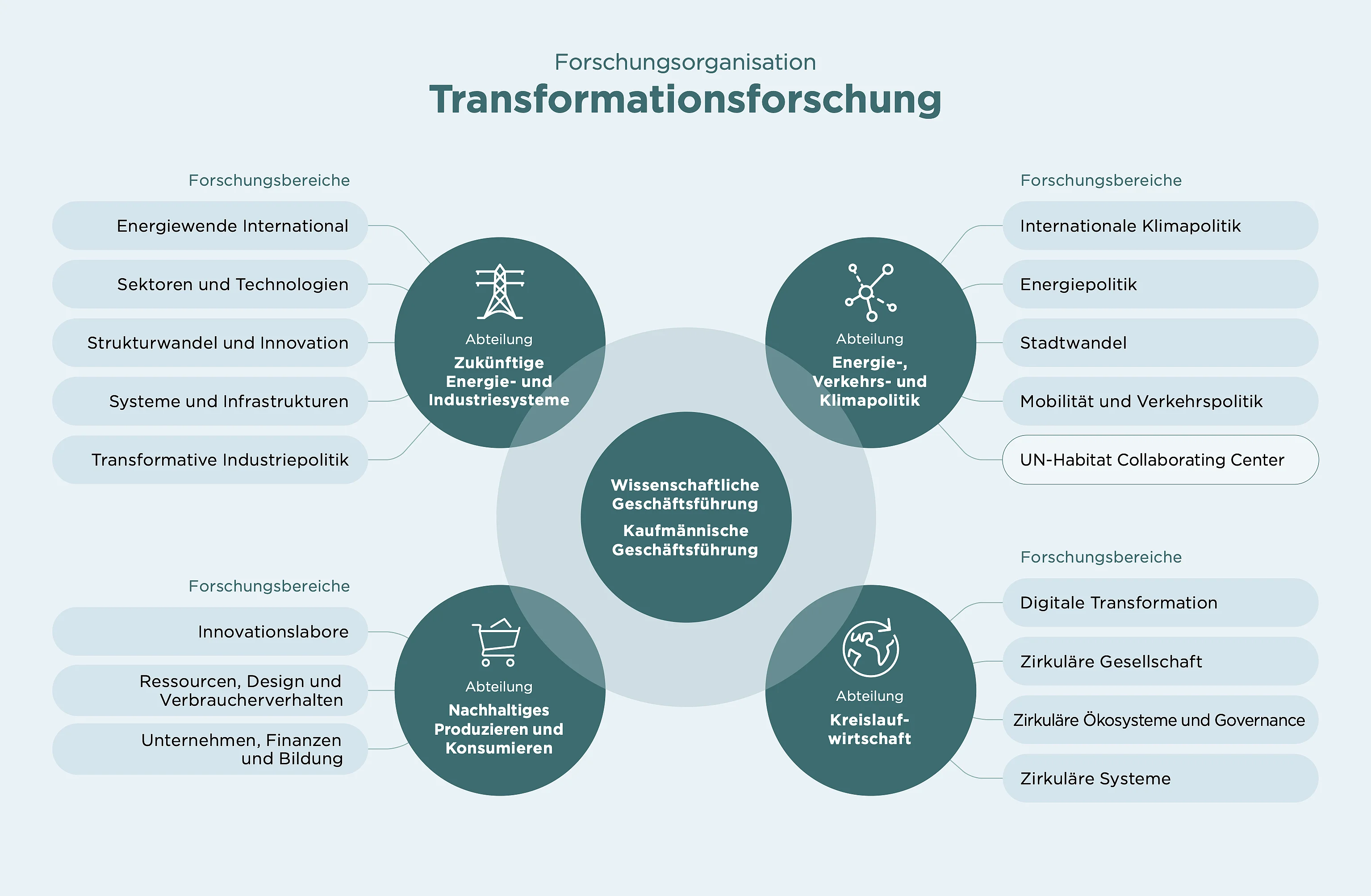 Forschungsorganisation Transformationsforschung Forschungsstruktur