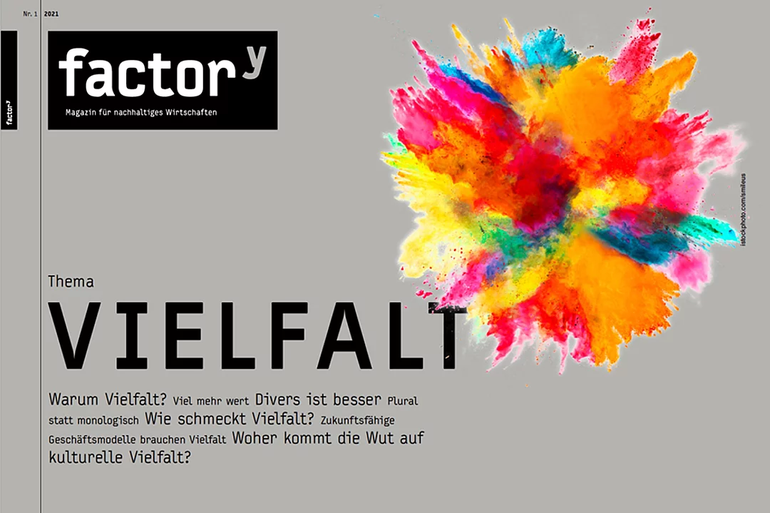 Cover der FactorY 1/2021 "Vielfalt"