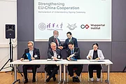 Unterzeichnung des Memorandum of Understanding zwischen Wuppertal Institut und Tsinghua University