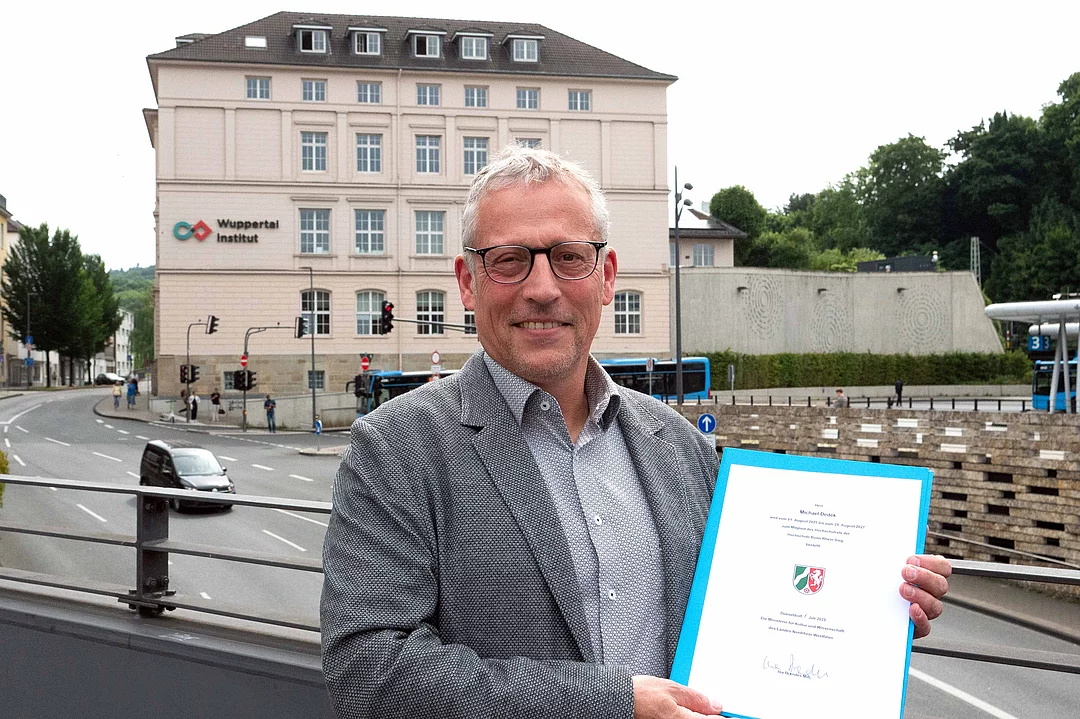 Michael Dedek, kaufmännischer Geschäftsführer des Wuppertal Instituts