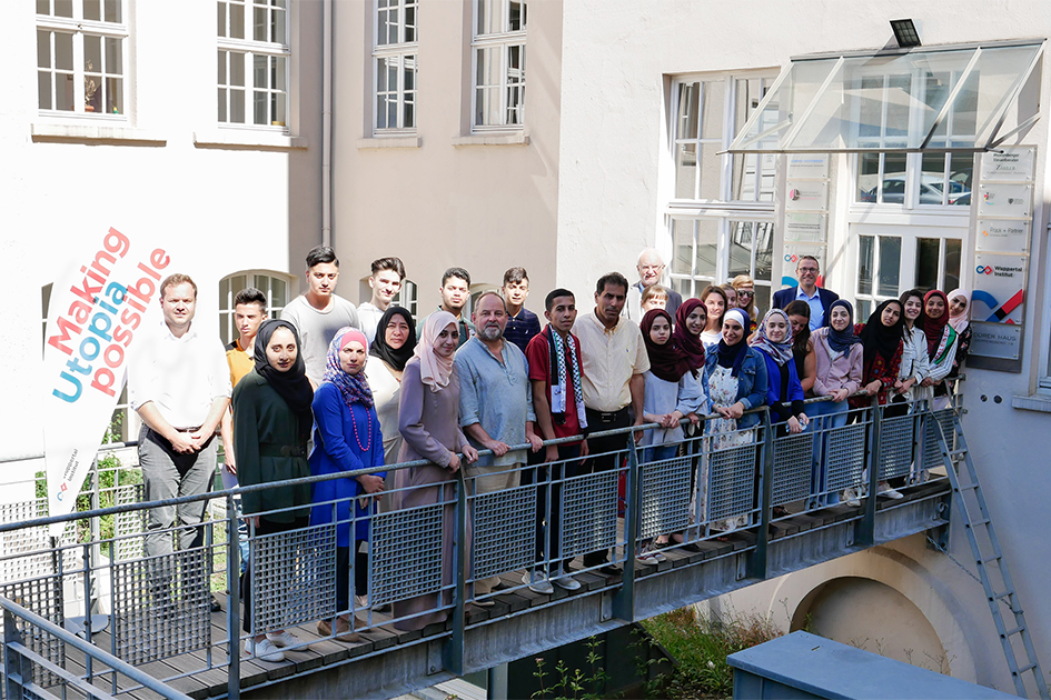 Palästinensische Schülerinnen und Schüler besuchten am 27. Juni 2018 das Wuppertal Instititut.