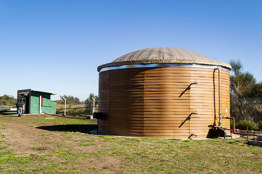 Biogasanlage im argentinischen Los Pinos